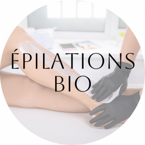 Bouton épilations bio. Cliquer pour aller vers la page Epilations Bio